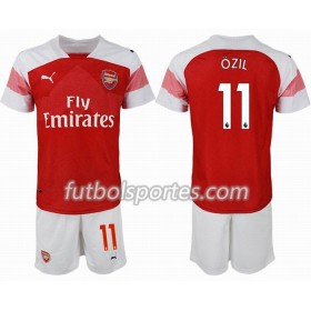 Camisetas Arsenal OZIL 11 Niño Primera Equipacion 2018/2019